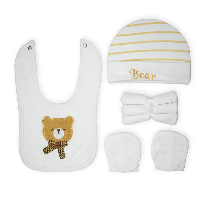 BABY STARTER SET 7 PIECES EMB BEAR SKIN - image 3