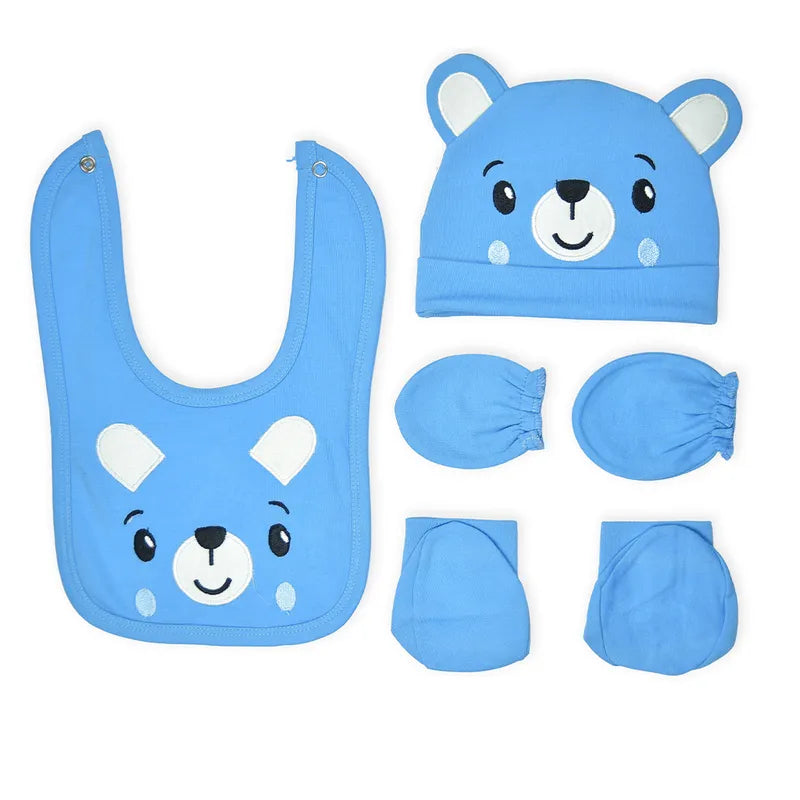 BABY STARTER SET 8 PIECES PANDA PRINT BLUE - image 2