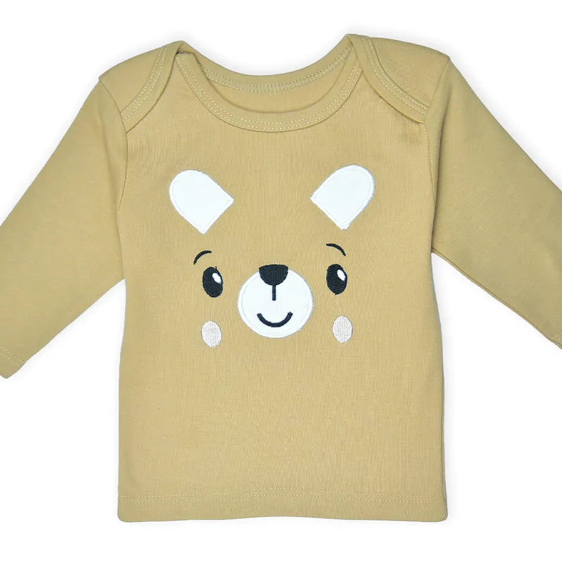 BABY STARTER SET 8 PIECES PANDA PRINT BROWN - image 3
