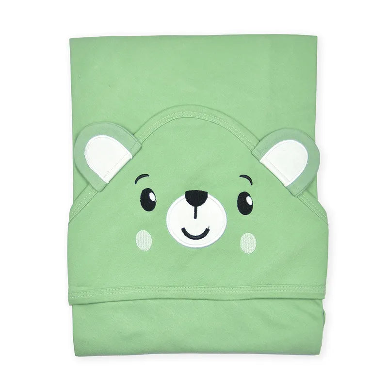 BABY STARTER SET 8 PIECES PANDA PRINT GREEN - image 5