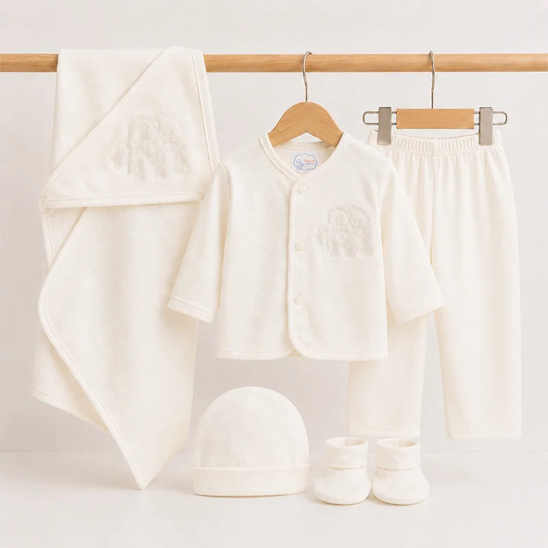 BABY STATER SET 5 PIECES KOTRAI BEAR WHITE