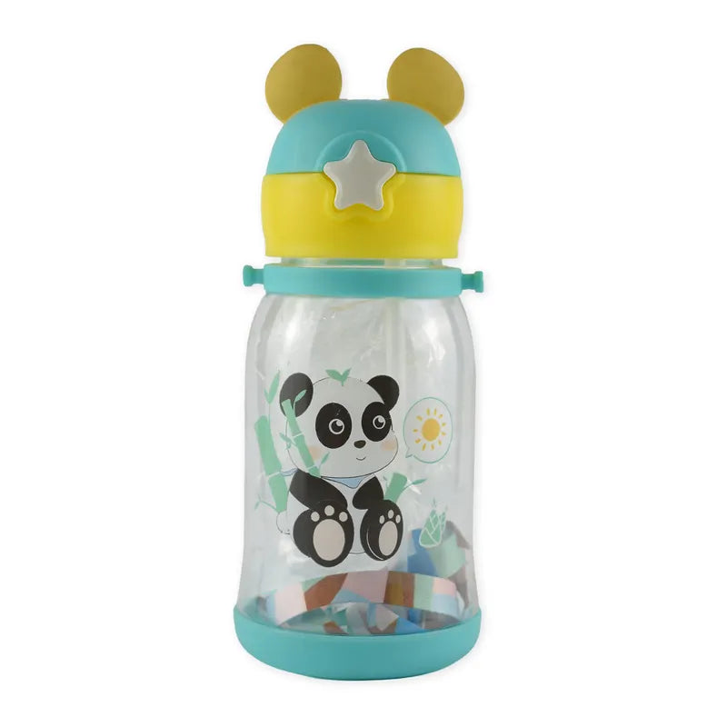 BABY STRAW SIPPER PANDA CYAN