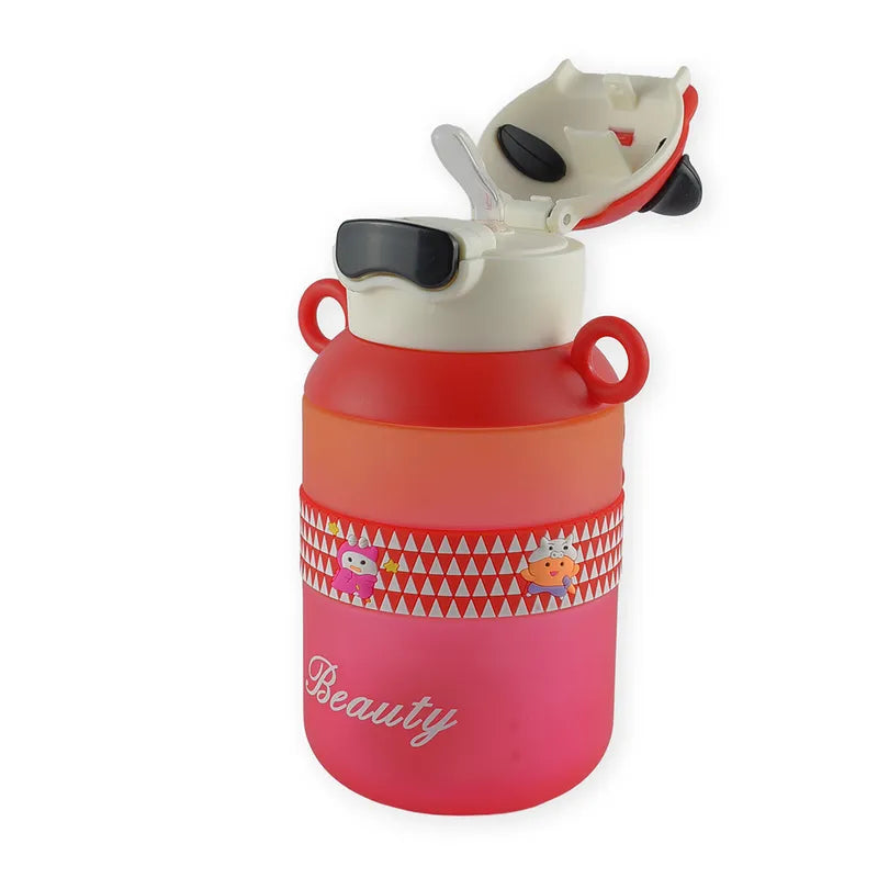 BABY STRAW SIPPER BEAR CAP RED - image 2