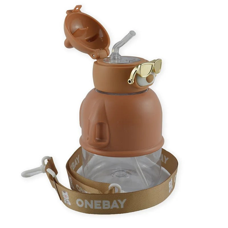 Weighted-Straw Baby Sipper, Brown Bear Glasses – additional product view 2 of 2
