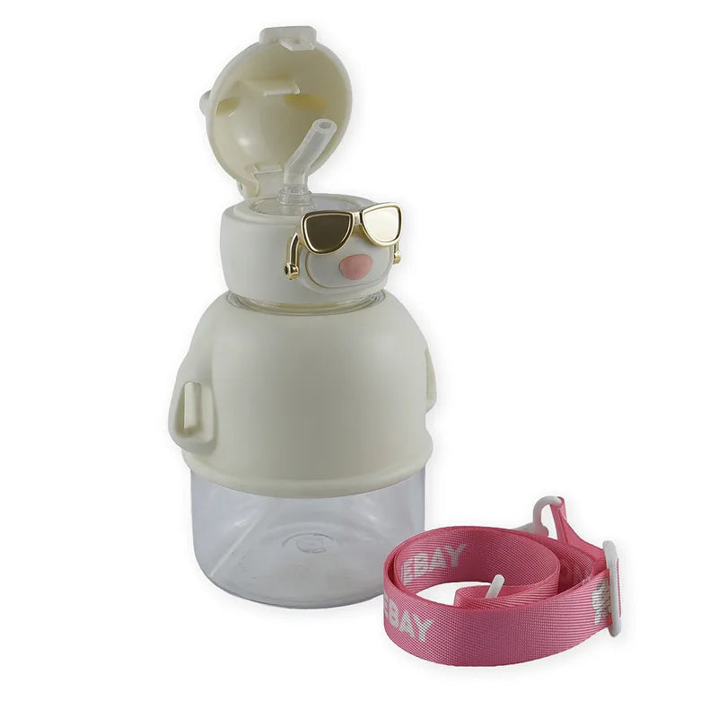BABY STRAW SIPPER BEAR GLASSES WHITE - image 2
