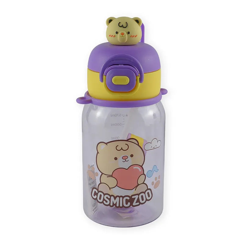 BABY STRAW SIPPER BEAR PURPLE