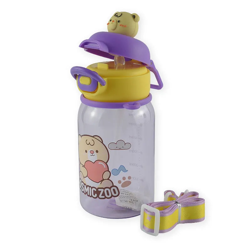 BABY STRAW SIPPER BEAR PURPLE - image 2