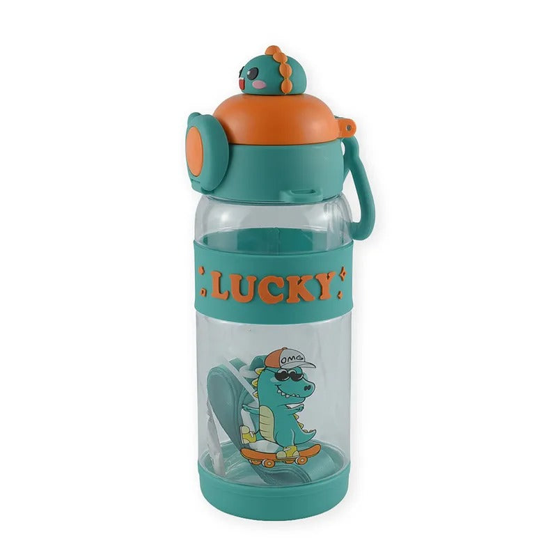 Baby Straw Sipper, Green Dinosaur