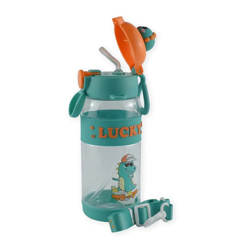 Baby Straw Sipper, Green Dinosaur – additional product view 2 of 3