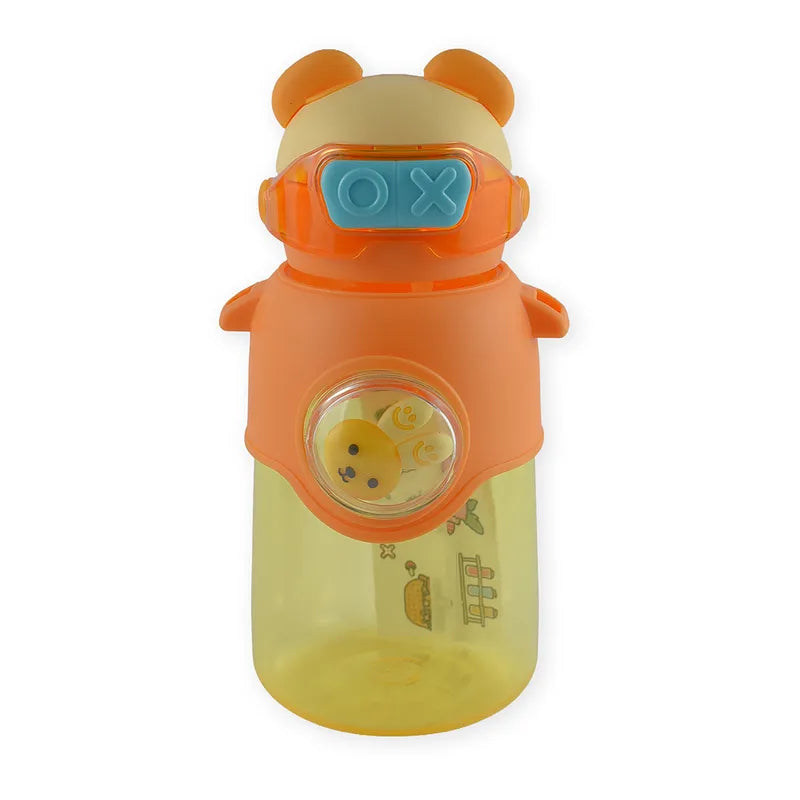 BABY STRAW SIPPER KITTY ORANGE