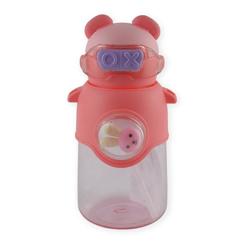BABY STRAW SIPPER KITTY PINK