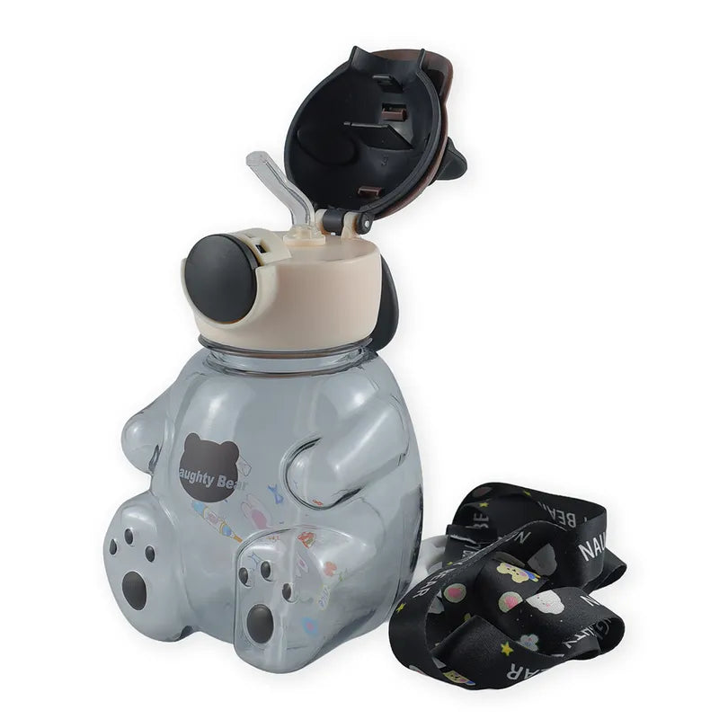 BABY STRAW SIPPER NAUGHTY BEAR BLACK - image 3
