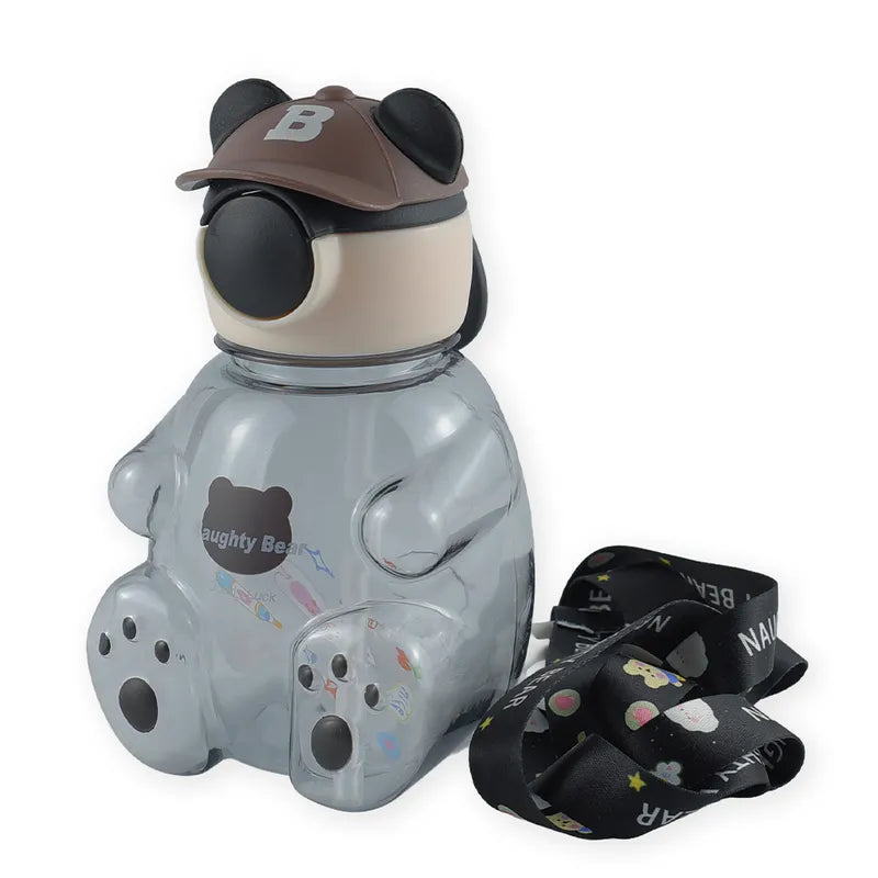 BABY STRAW SIPPER NAUGHTY BEAR BLACK - image 2
