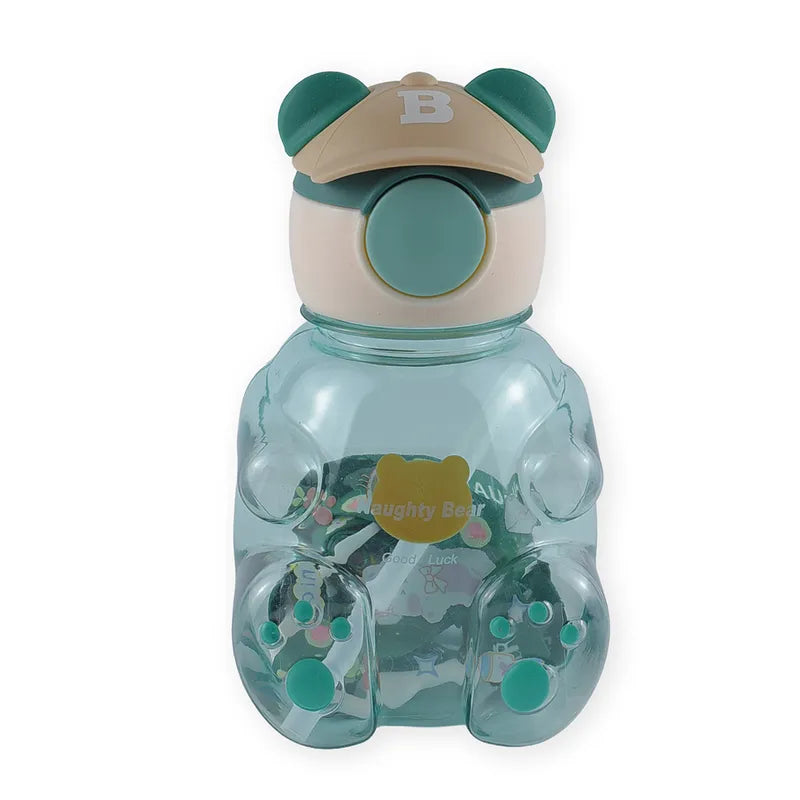 BABY STRAW SIPPER NAUGHTY BEAR GREEN