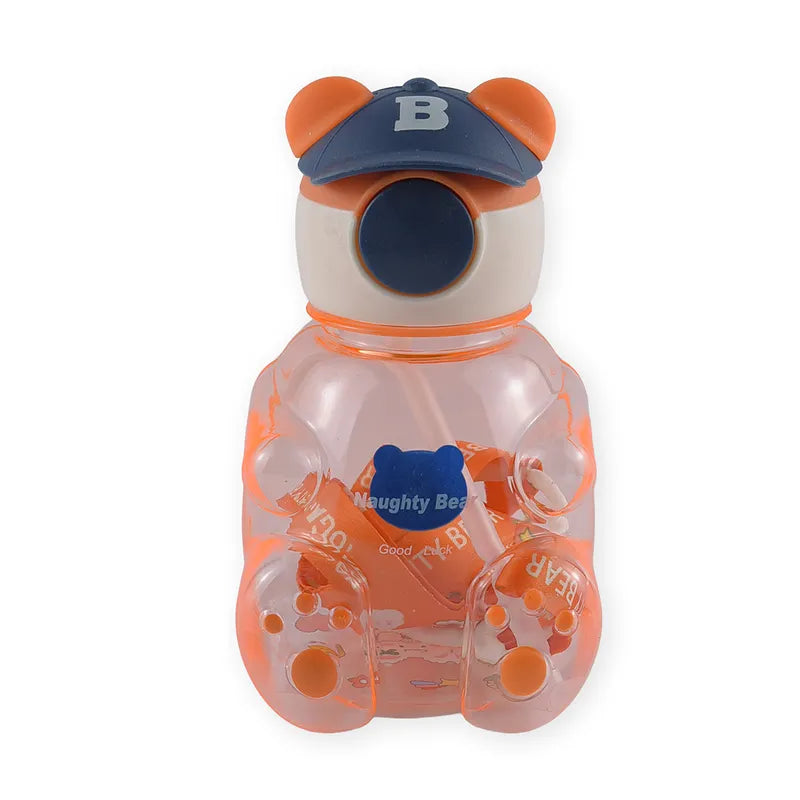 BABY STRAW SIPPER NAUGHTY BEAR ORANGE