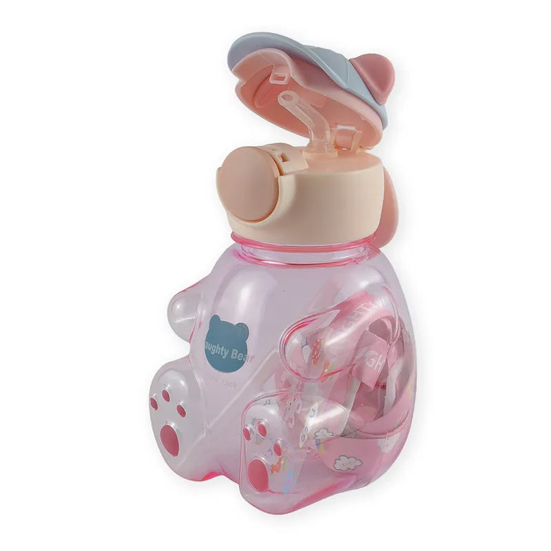 BABY STRAW SIPPER NAUGHTY BEAR PINK - image 3