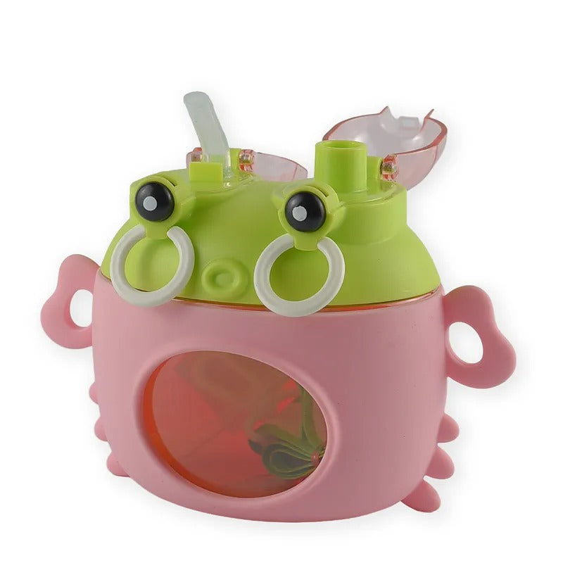 Baby Straw Sipper, Pink Frog – additional product view 2 of 3