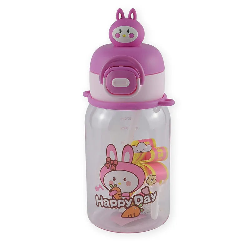 BABY STRAW SIPPER RABBIT PINK