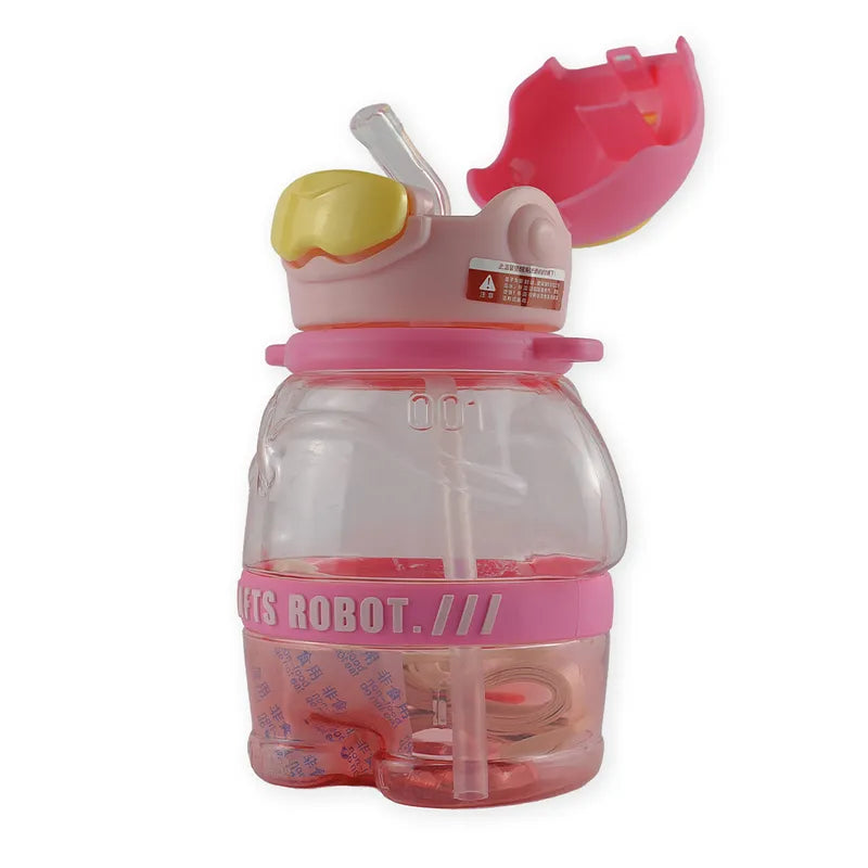 BABY STRAW SIPPER ROBOT PINK - image 2