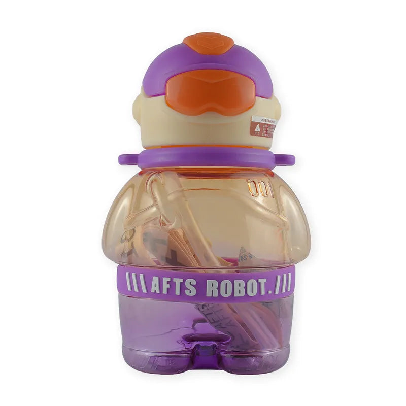 BABY STRAW SIPPER ROBOT PURPLE