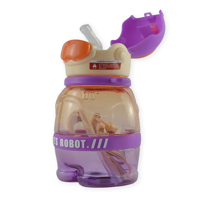 BABY STRAW SIPPER ROBOT PURPLE - image 2