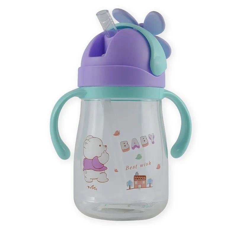 BABY STRAW SIPPER WINGS CYAN - image 2
