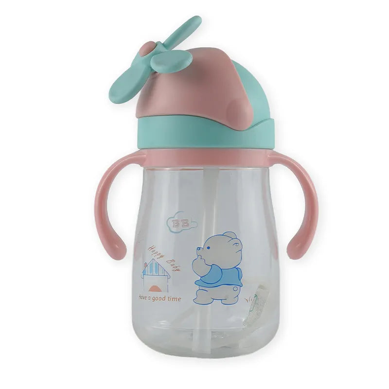 BABY STRAW SIPPER WINGS PINK