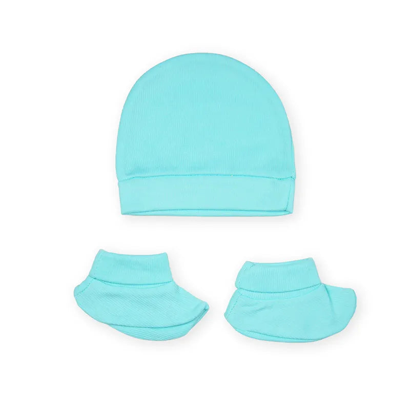BABY SUIT 5 PIECES SET CYAN COLOR KOTRAI - image 5