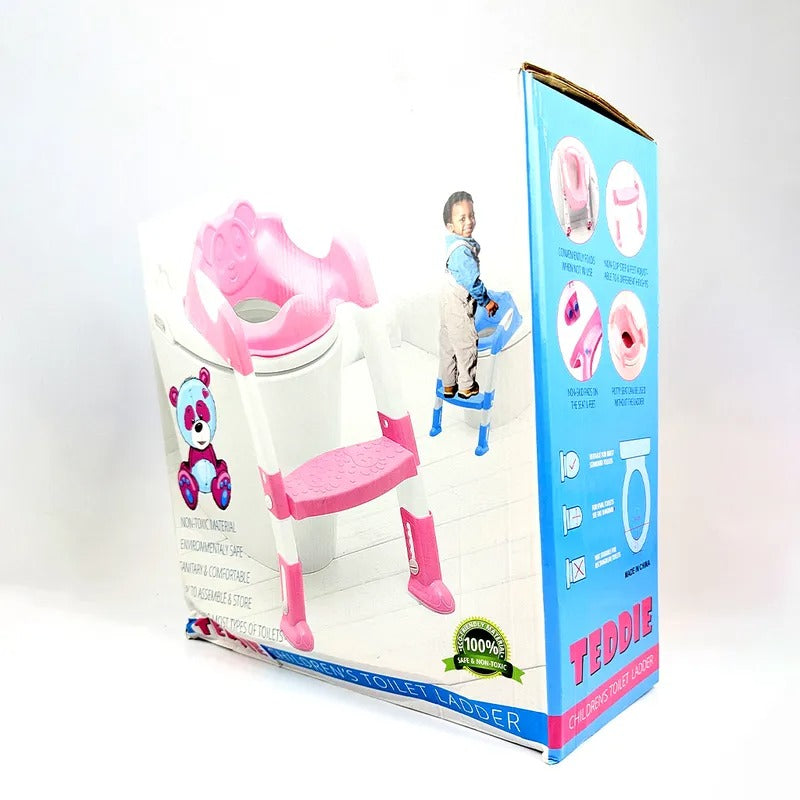 Baby Toilet Ladder Pink – additional product view 2 of 3