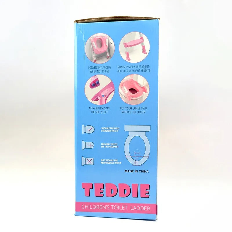 Baby Toilet Ladder Pink – additional product view 3 of 3