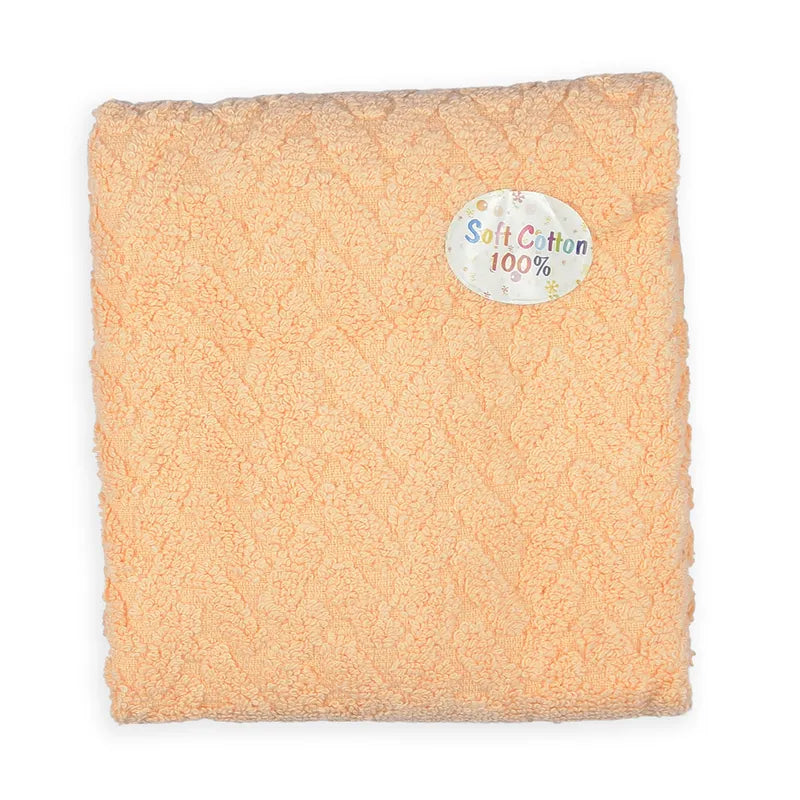 BABY TOWEL 100%COTTON PEACH