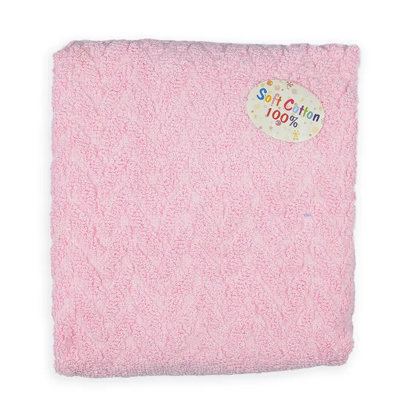 BABY TOWEL 100%COTTON PINK