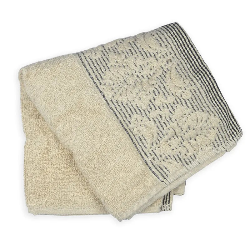 BABY TOWEL LINES PRINTED BROWN