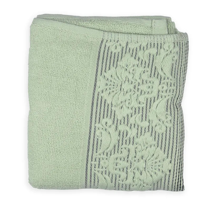 BABY TOWEL LINES PRINTED GREEN