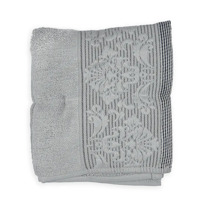 BABY TOWEL LINES PRINTED GREY