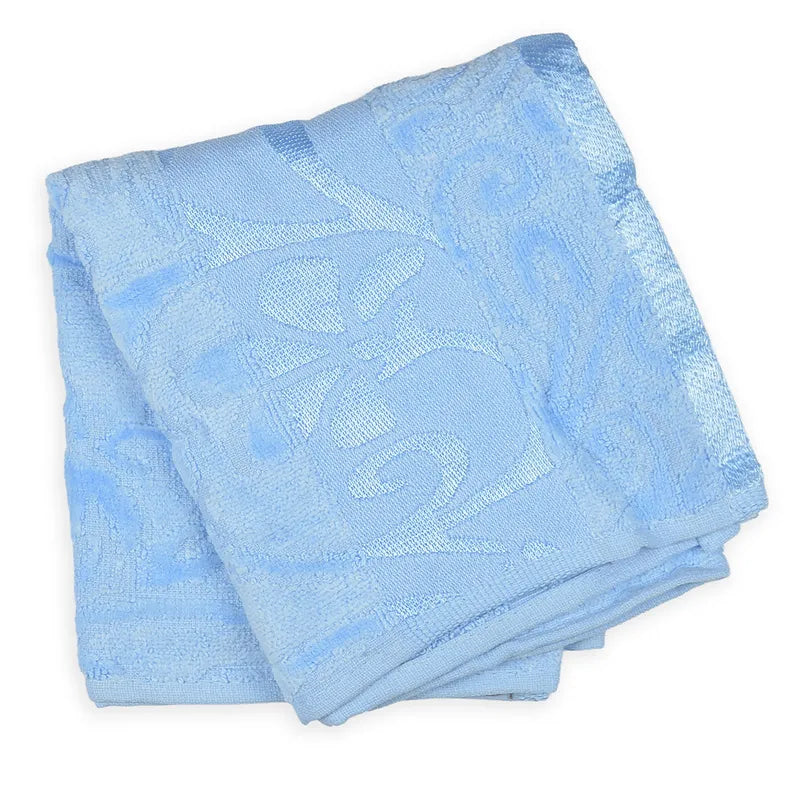 BABY TOWEL PRINTED BLUE