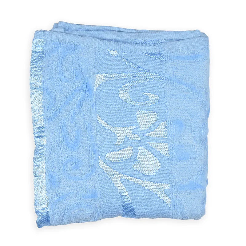 BABY TOWEL PRINTED BLUE