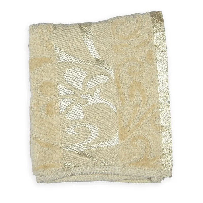 Printed Baby Bath Towel, Brown