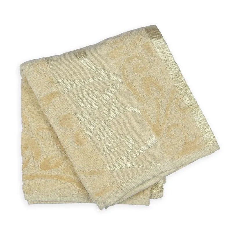 Printed Baby Bath Towel, Brown – additional product view 2 of 2