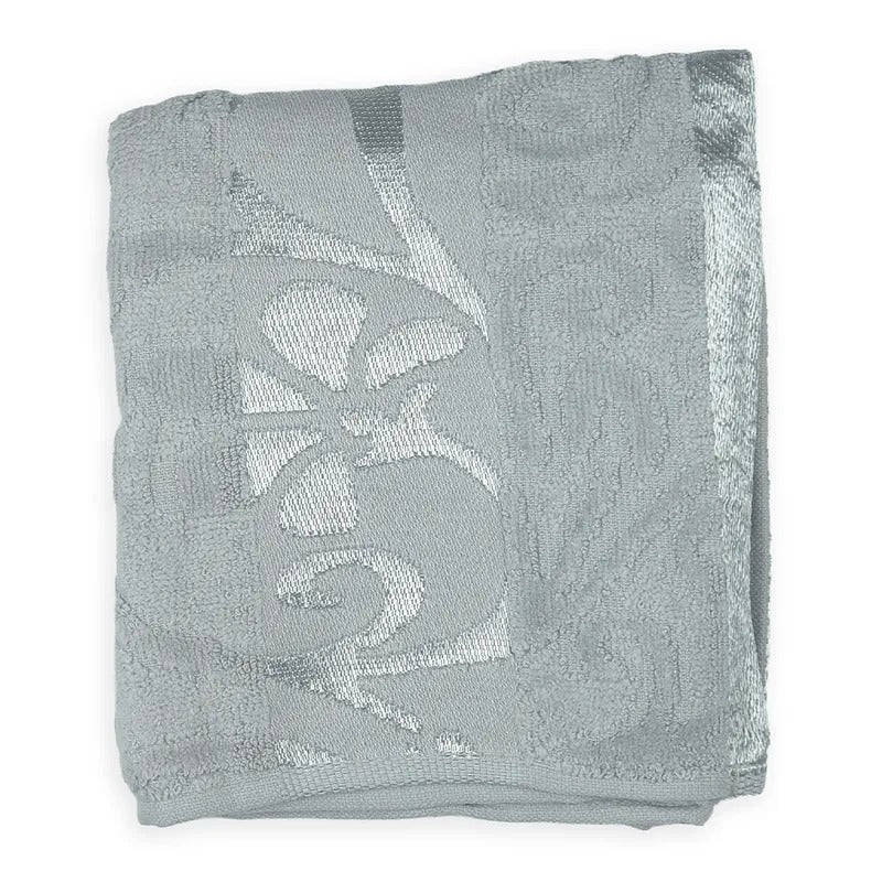 Printed Baby Bath Towel, Grey