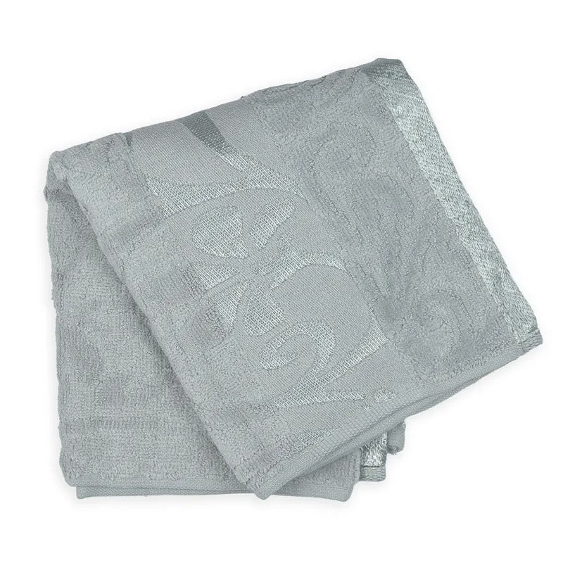 Printed Baby Bath Towel, Grey – additional product view 2 of 2