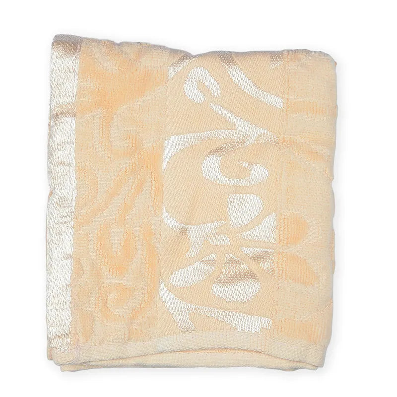 BABY TOWEL PRINTED PEACH