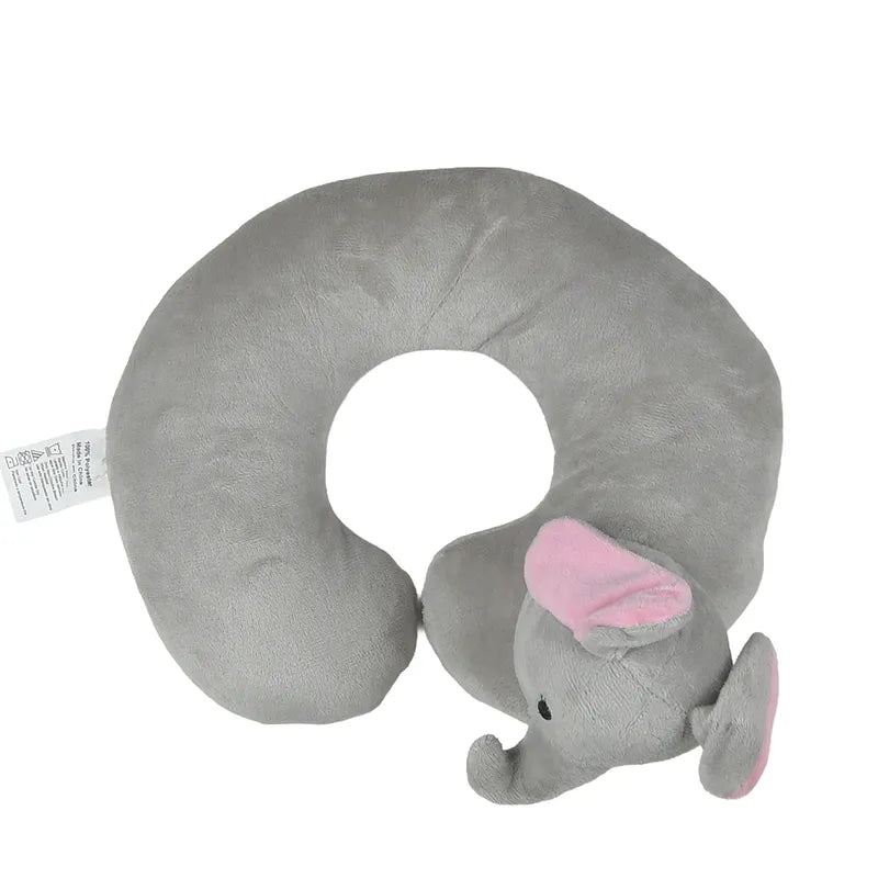BABY U SHAPE NECK PILLOW ELEPHANT GREY - image 2