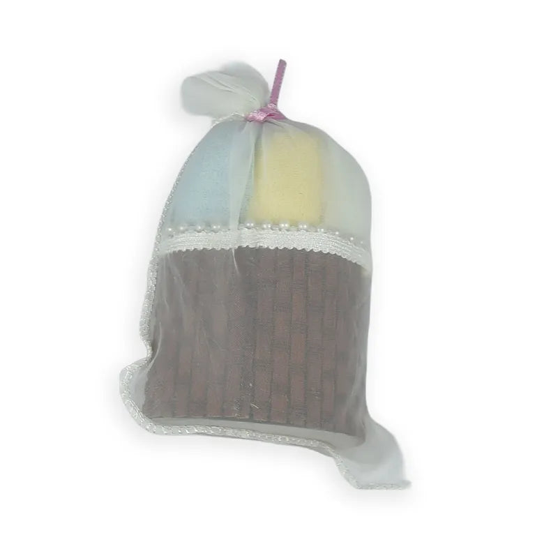 BABY WASH CLOTHES 6PCS BASKET