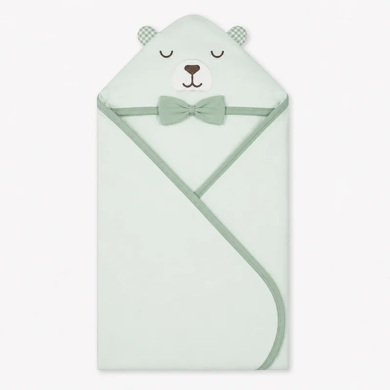 BABY WRAPPING SHEET BOO BEAR GREEN
