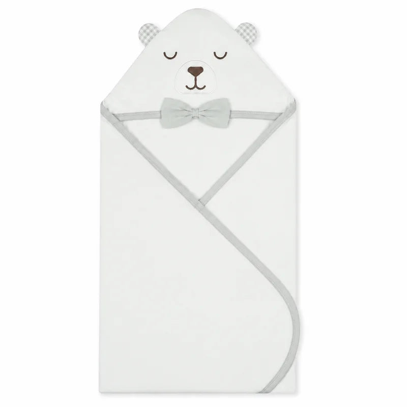 BABY WRAPPING SHEET BOO BEAR GREY