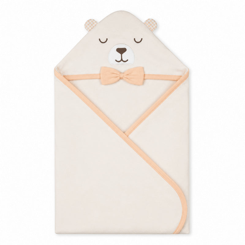 BABY WRAPPING SHEET BOO BEAR ORANGE