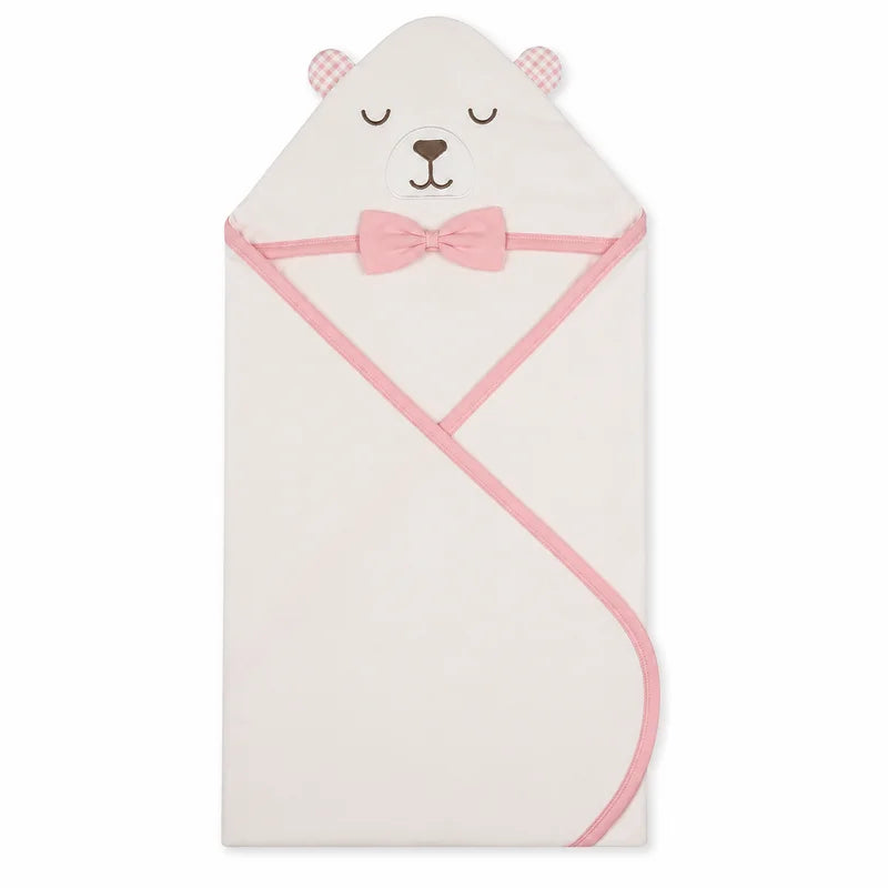 BABY WRAPPING SHEET BOO BEAR PINK