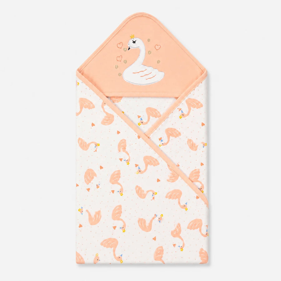 BABY WRAPPING SHEET DUCK ORANGE