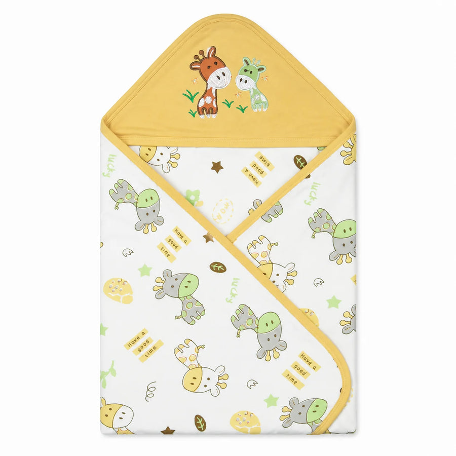 BABY WRAPPING SHEET GIRAFFE BROWN